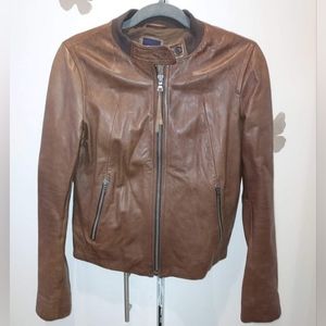 🤎 100% Genuine Leather Jacket in brown size M